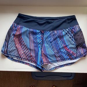 Athleta ready set run shorts medium